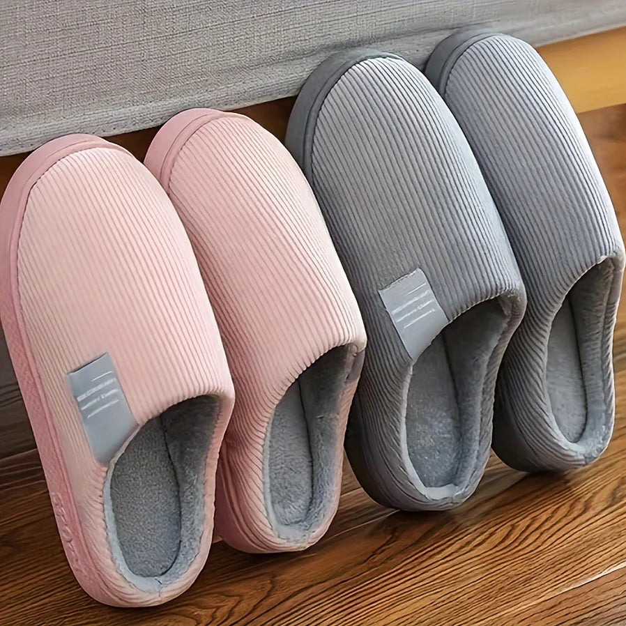 Cozy Non-Slip Slippers for Men - Perfect for Couples, Home, and All Seasons