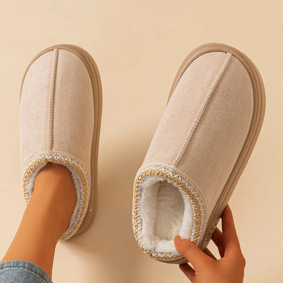 Cozy Plush Women's Bedroom Slipper Boots Soft Winter Indoor Fashion Casual Warm Girl's Home Non-slip Fuzzy Couples Slippers