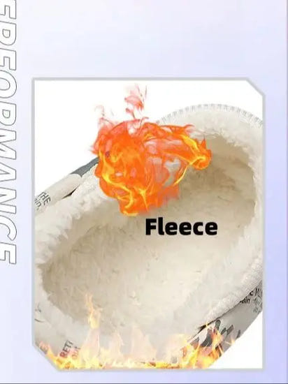 Winter Foot Slippers Men Women Outer Wear Velvet Thickened Warm Home Couple Anti-slip Waterproof Cotton Shoes