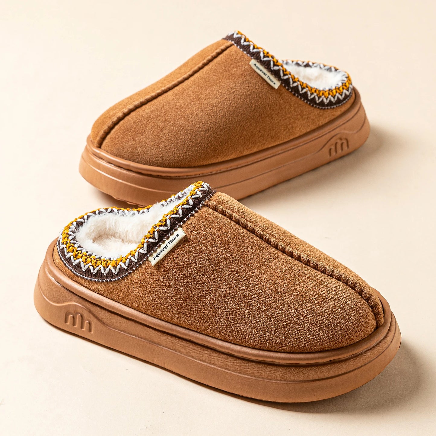 Cozy Plush Women's Bedroom Slipper Boots Soft Winter Indoor Fashion Casual Warm Girl's Home Non-slip Fuzzy Couples Slippers