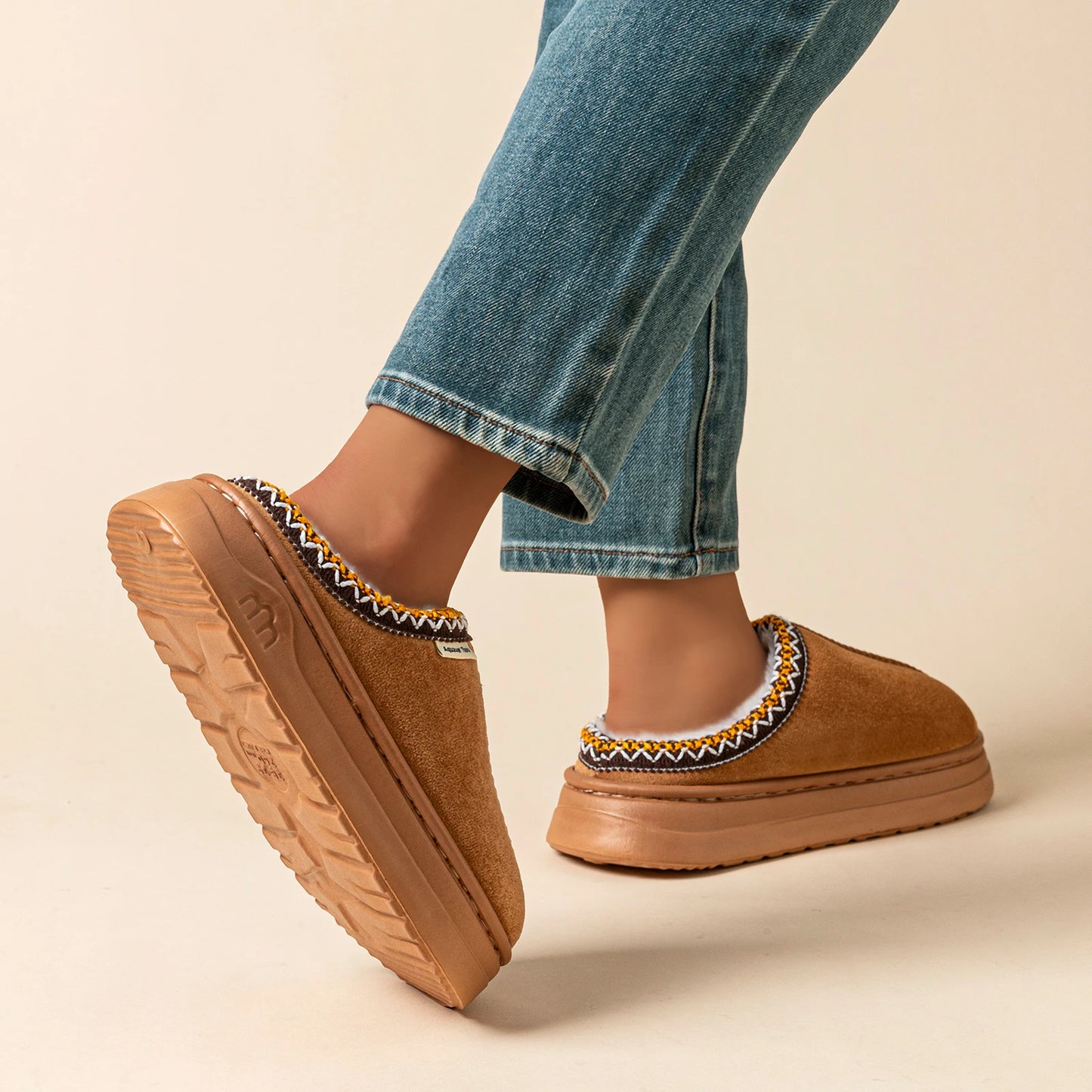 Cozy Plush Women's Bedroom Slipper Boots Soft Winter Indoor Fashion Casual Warm Girl's Home Non-slip Fuzzy Couples Slippers