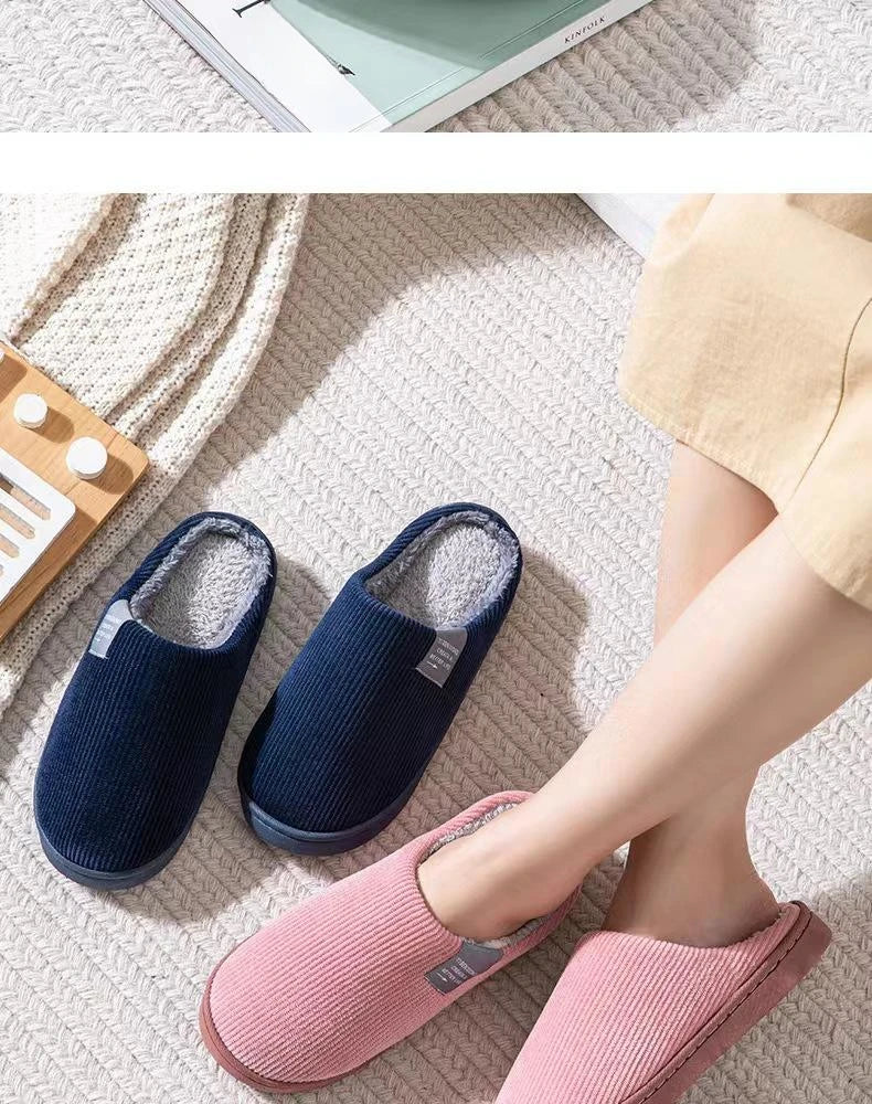 Cozy  Non-Slip Slippers for Men - Perfect for Couples, Home, and All Seasons
