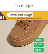 Women's Warm and Cozy Casual Shoes, 2025 Winter New Style Casual Sports Shoes, Anti-slip and Wear-resistant Snow Boots