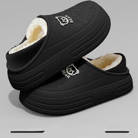 Fashion woman Cotton Slippers Winter Short Plush Casual Waterproof home footwear men indoor non slip warm comfort outdoor shoes