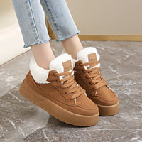 Women's Warm and Cozy Casual Shoes, 2025 Winter New Style Casual Sports Shoes, Anti-slip and Wear-resistant Snow Boots