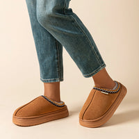 Cozy Plush Women's Bedroom Slipper Boots Soft Winter Indoor Fashion Casual Warm Girl's Home Non-slip Fuzzy Couples Slippers