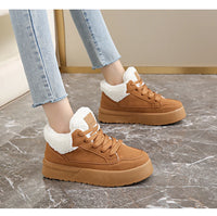 Women's Warm and Cozy Casual Shoes, 2025 Winter New Style Casual Sports Shoes, Anti-slip and Wear-resistant Snow Boots