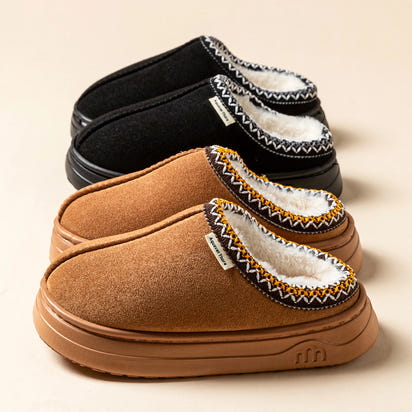 Cozy Plush Women's Bedroom Slipper Boots Soft Winter Indoor Fashion Casual Warm Girl's Home Non-slip Fuzzy Couples Slippers