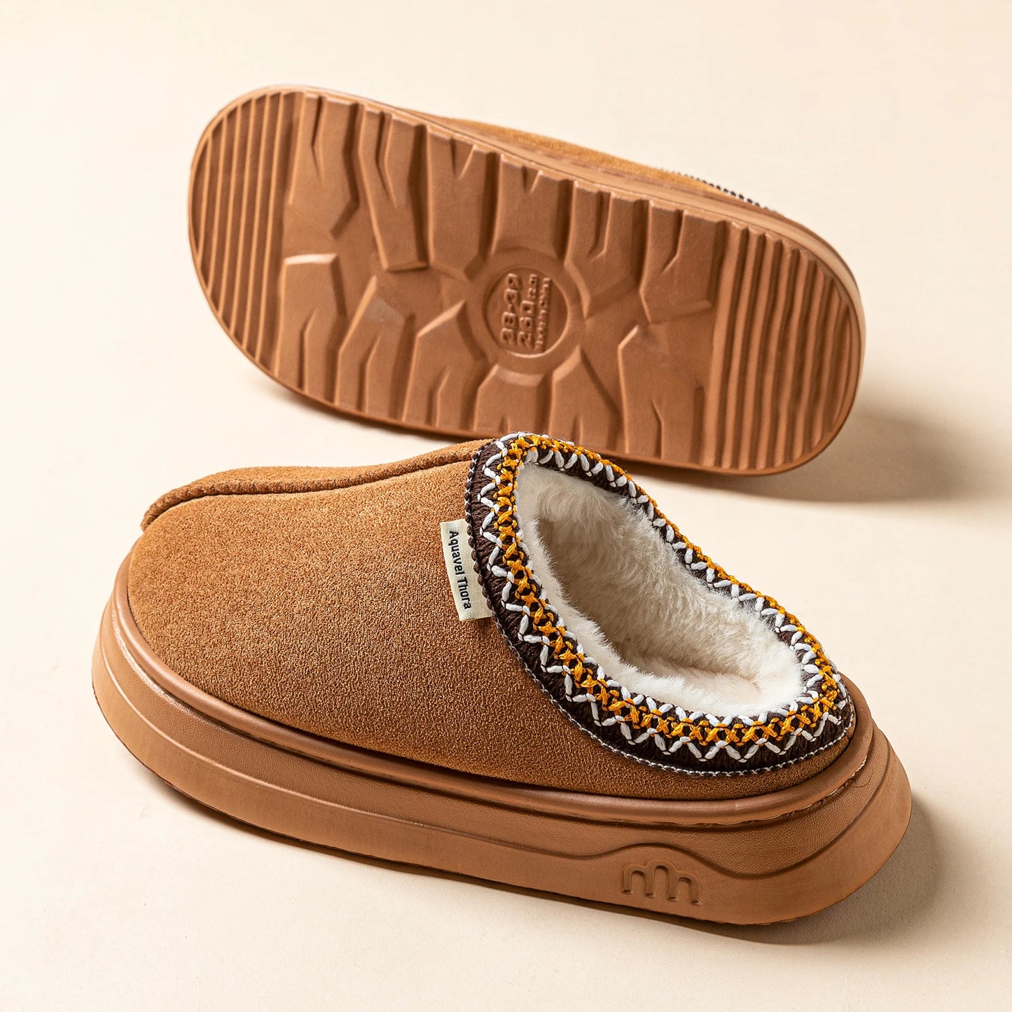 Cozy Plush Women's Bedroom Slipper Boots Soft Winter Indoor Fashion Casual Warm Girl's Home Non-slip Fuzzy Couples Slippers