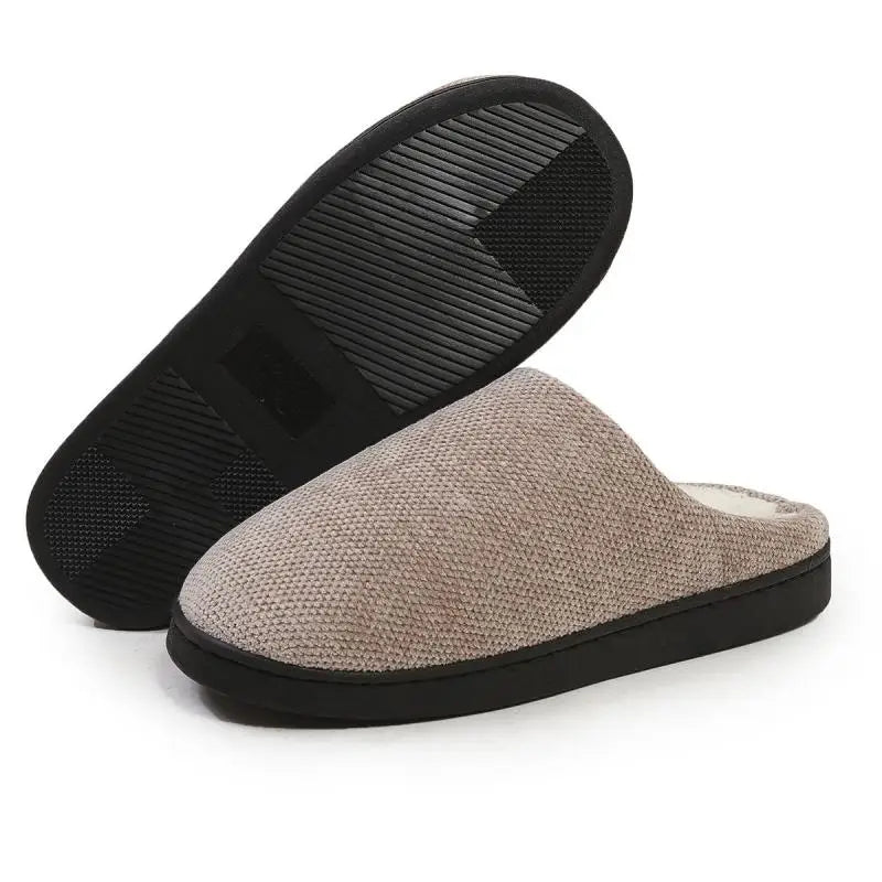 Women's Cozy Soft Sole Home Slippers Couples Winter Warm Indoor Bedroom Slippers Lightweight Anti Slip Plush Cotton Shoes Woman