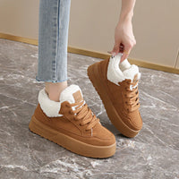 Women's Warm and Cozy Casual Shoes, 2025 Winter New Style Casual Sports Shoes, Anti-slip and Wear-resistant Snow Boots