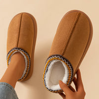 Cozy Plush Women's Bedroom Slipper Boots Soft Winter Indoor Fashion Casual Warm Girl's Home Non-slip Fuzzy Couples Slippers