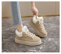 Women's Warm and Cozy Casual Shoes, 2025 Winter New Style Casual Sports Shoes, Anti-slip and Wear-resistant Snow Boots