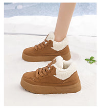 Women's Warm and Cozy Casual Shoes, 2025 Winter New Style Casual Sports Shoes, Anti-slip and Wear-resistant Snow Boots