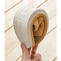 Cozy Letter Linen Bear Slippers Soft Durable Couple Indoor Slippers Casual Footwear Soft Home Slippers Spring Autumn